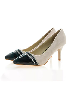 Scarpe eleganti beige e nere